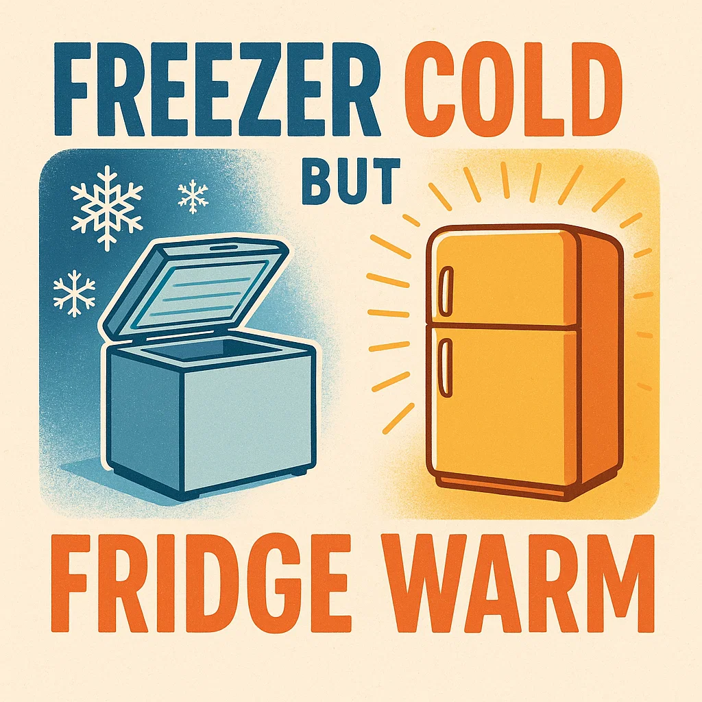 Freezer Cold but Fridge Warm